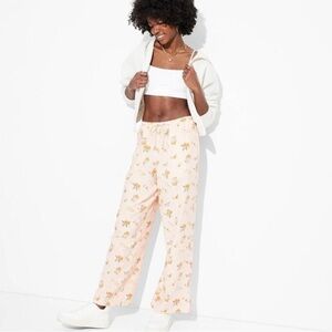 Wild Fable Peach and Orange Patterned Pants